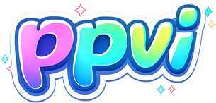 ppvi হোমপেজের গোলাপি নীল লোগো